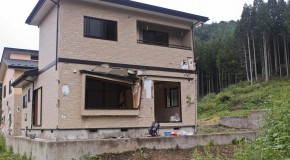 Kamaishi, Iwate, Tohoku : Une maison détruite par le Tsunami