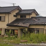 kamaishi, iwate, tohoku, japan - volunteer fro tsunami - houses