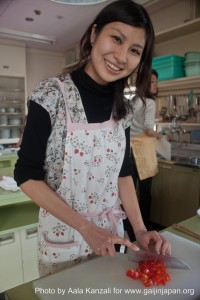 aki noguchi, cooking lessons
