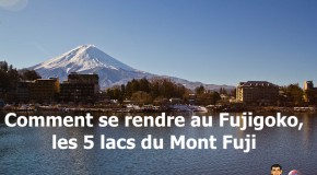 Comment se rendre au Fujigoko, la région des 5 lacs du Mont Fuji