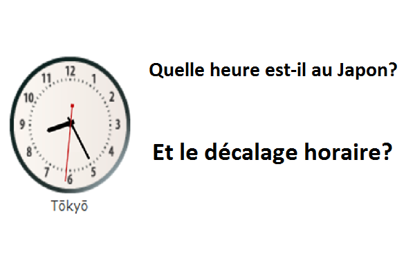 Décalage horaire france japon