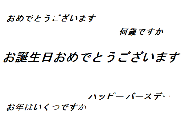 joyeux anniversaire en japonais calligraphie Joyeux Anniversaire En Japonais Comment Le Souhaiter Un Gaijin joyeux anniversaire en japonais calligraphie